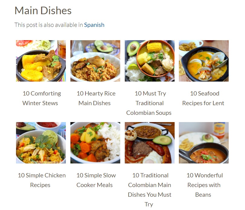 my colombian recipes food blog