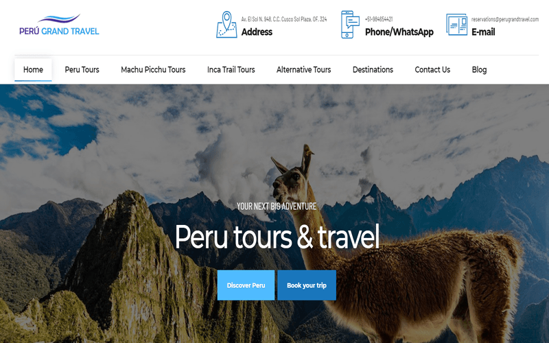 best tourism companies in peru